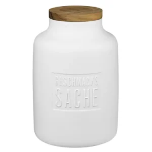 Vorratsdose mit Deckel Porzellan GESCHMACKSSACHE Räder Design H 22 cm
