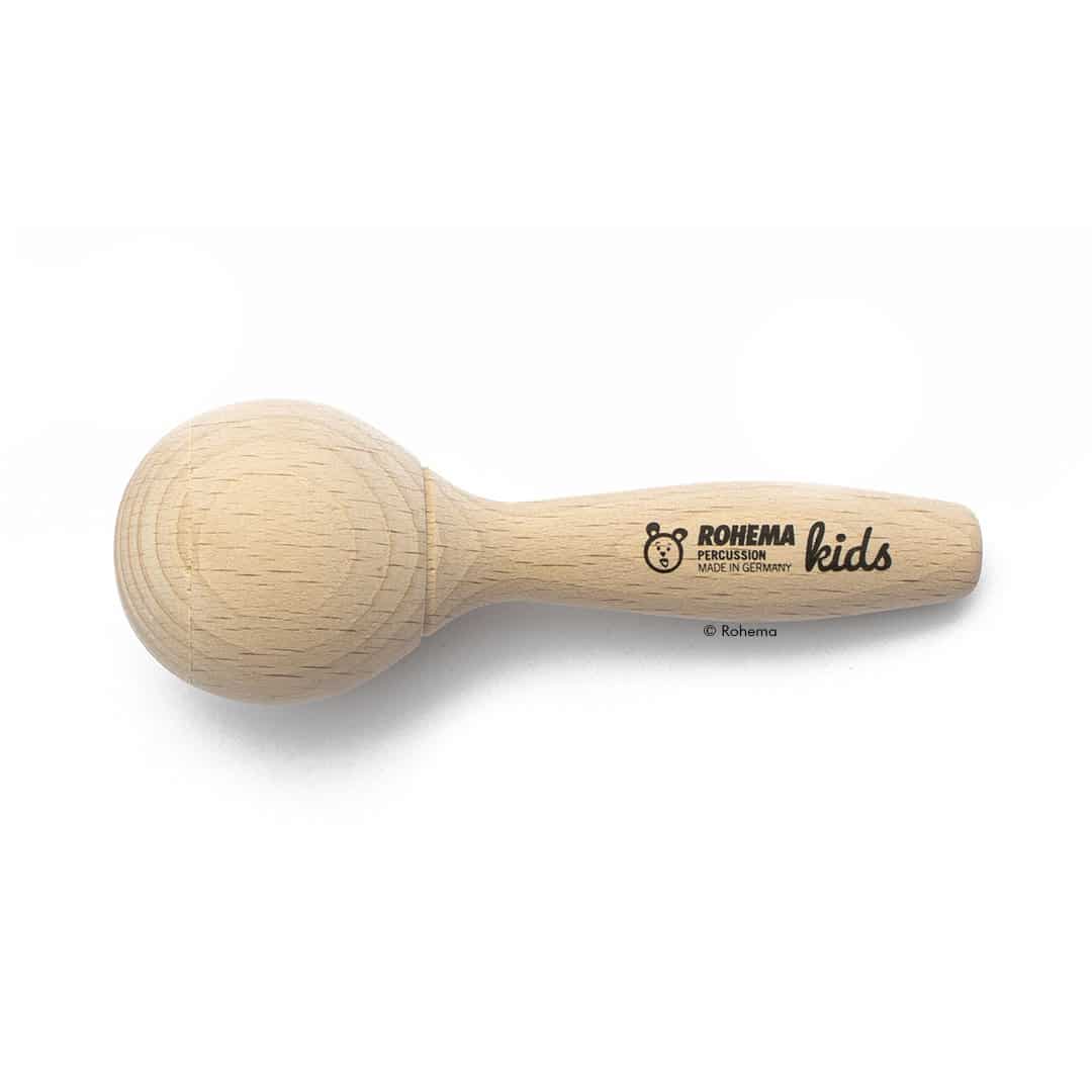 Junior Mini-Maraca aus Buchenholz