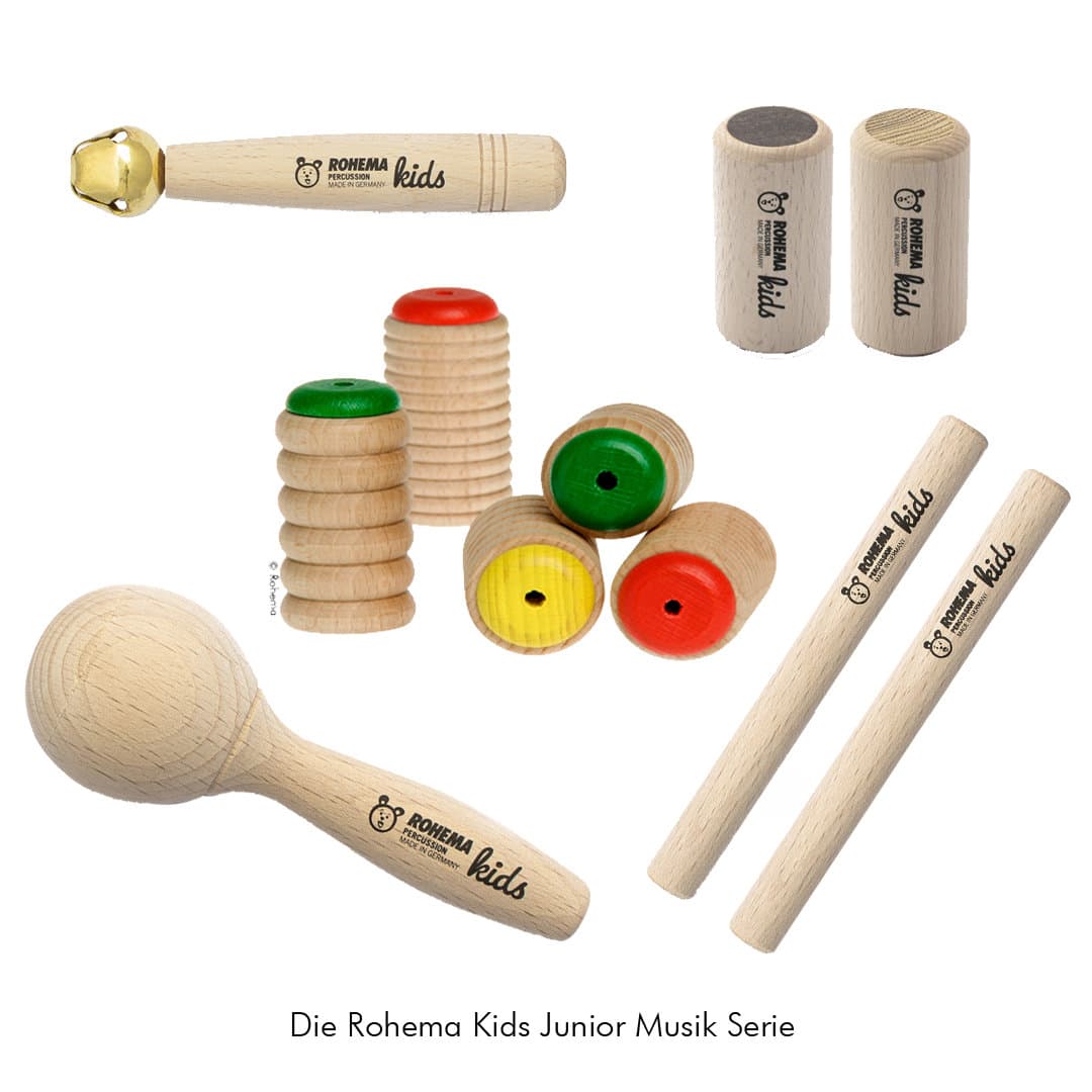 Junior Mini-Maraca aus Buchenholz – Bild 2
