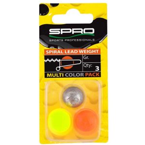 SPRO Spiral Lead Weights Mehrfarbiges Sortiment aus Blei