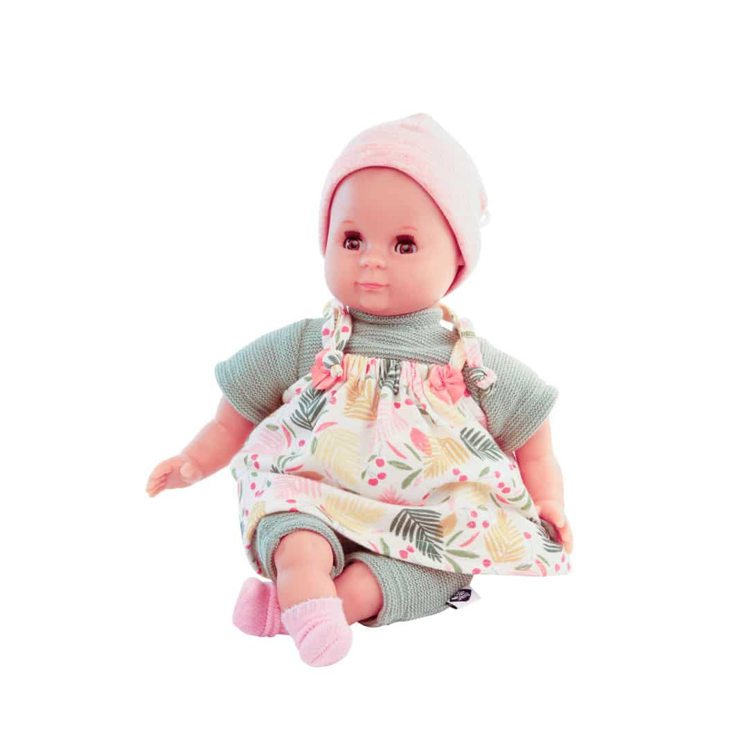 Schildkröt Puppe Schlummerle mit buntem Kleid