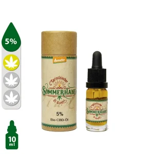 Sommerhanf Demeter CBD Öl 5 % – BIO CBD Öl Essenz Carinthischer Sommerhanf 5
