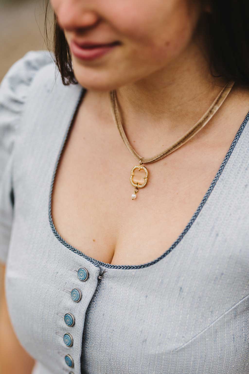 Festtagsspenzer “Tennengau” hellblau