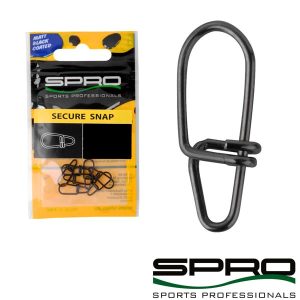 Spro Matte Black Secure Snap Karabine Einhänger schwarz mattiert