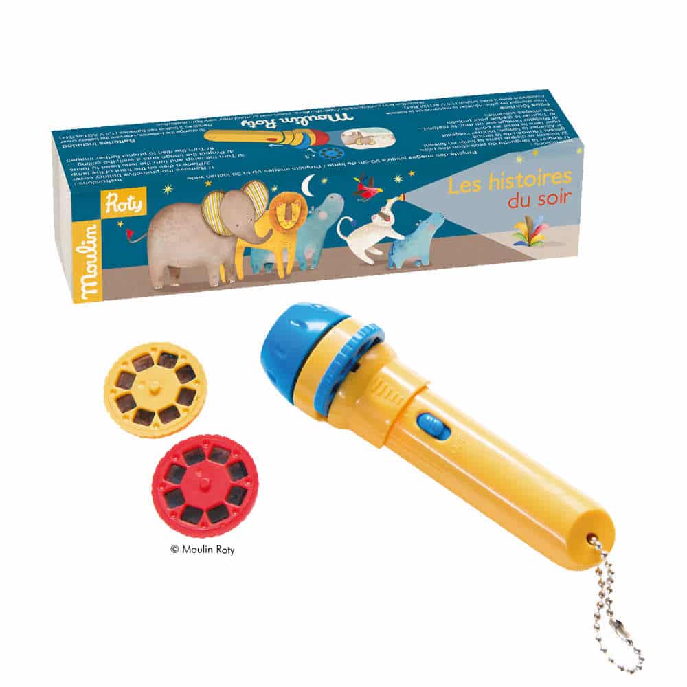 Diashow-Taschenlampe mit Geschichten Tierkinder