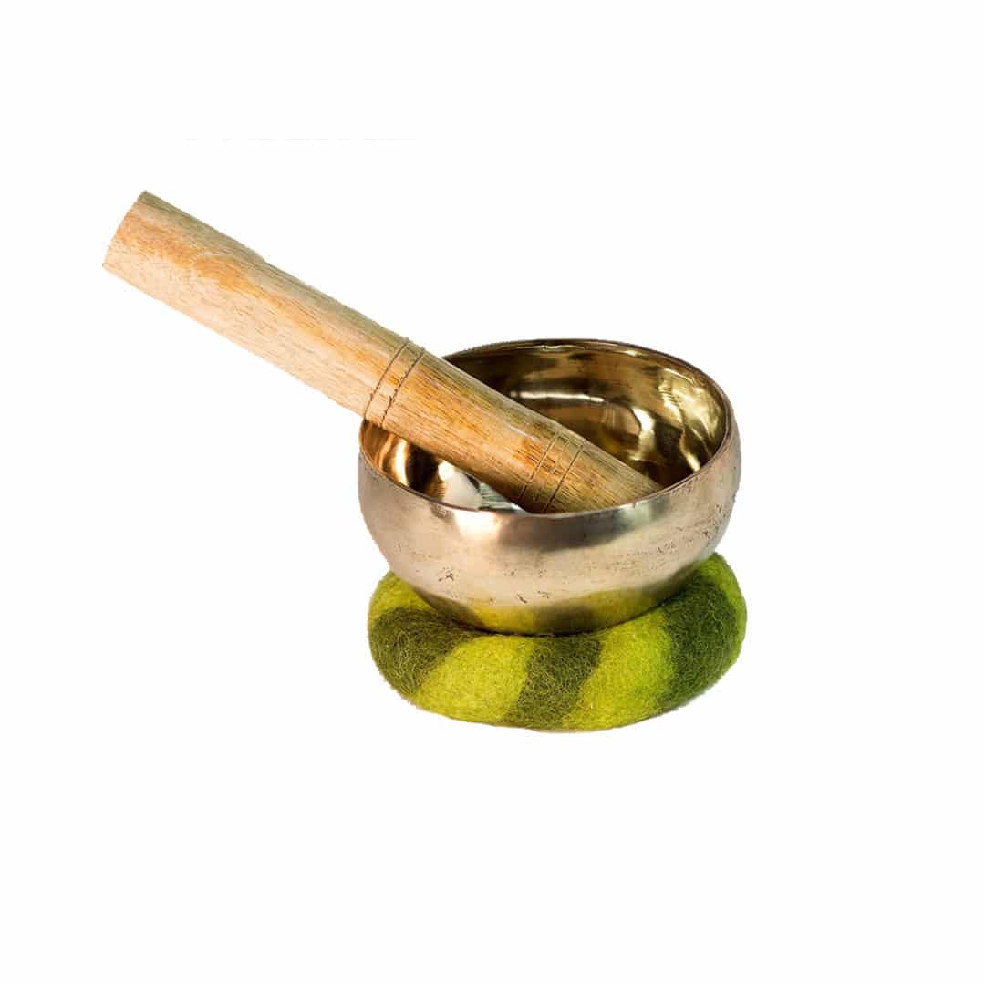 Kleine Klangschale 300g mit Zubehör