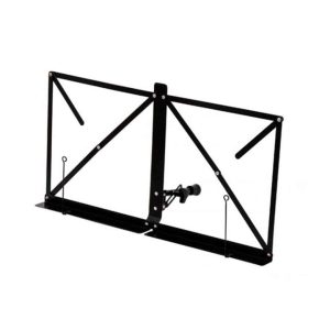 Tisch-Notenständer schwarz mit Tasche