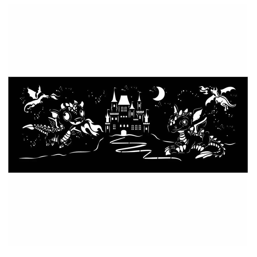 URSUS Silhouetten-Laterne Bastelset Drache – Bild 3