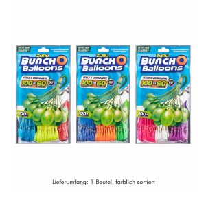 ZURU Wasserbomben Bunch-O-Balloons 3×35 Stück, sortiert