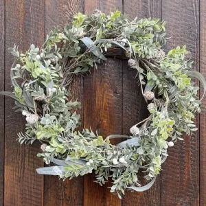 Türkranz Blumenkranz Weihnachten BEEREN ZAPFEN D 60 cm