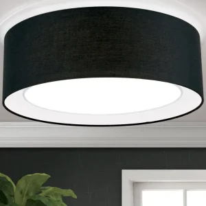 Deckenleuchte schwarz rund MARA 50 cm