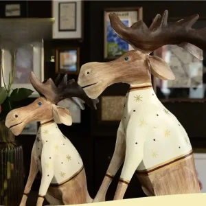 Deko Figur Elch Rocky Pape Kunstgewerbe