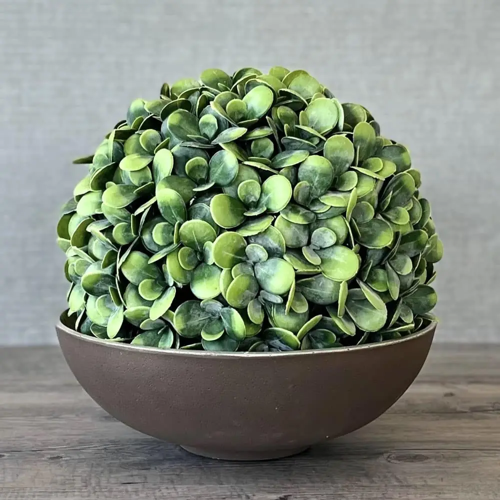 Dekoschale rund MANOU braun champagner Durchmesser 32 cm – Bild 4