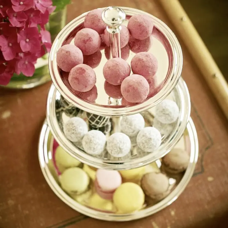 Etagere silber FADEN Edzard Höhe 30 cm – Bild 2