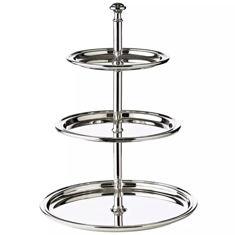 Etagere silber FADEN Edzard Höhe 30 cm – Bild 6