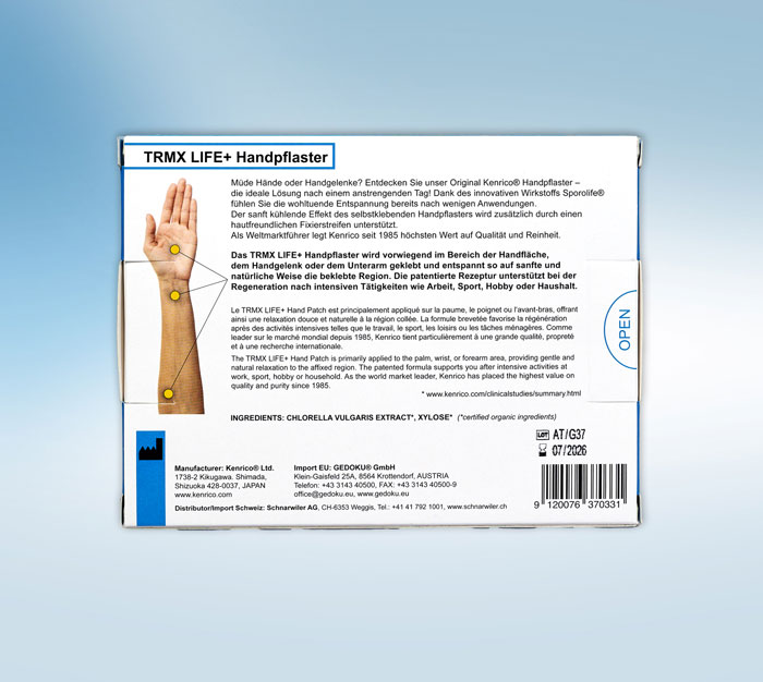 KENRICO TRMX LIFE Plus Handpflaster – Bild 2