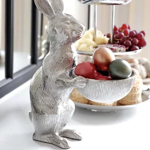 Osterdeko Hase mit Schale BERT Edzard Höhe 31 cm