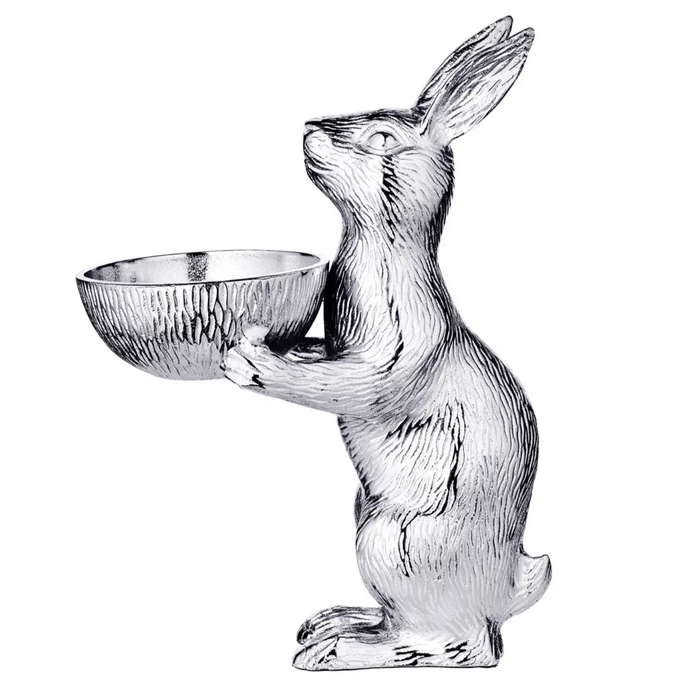 Osterdeko Hase mit Schale BERT Edzard Höhe 31 cm – Bild 6