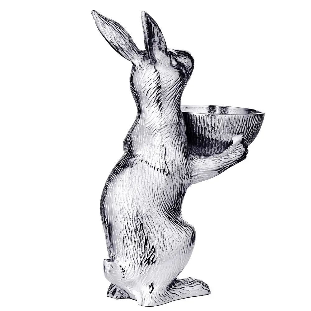 Osterdeko Hase mit Schale BERT Edzard Höhe 31 cm – Bild 7