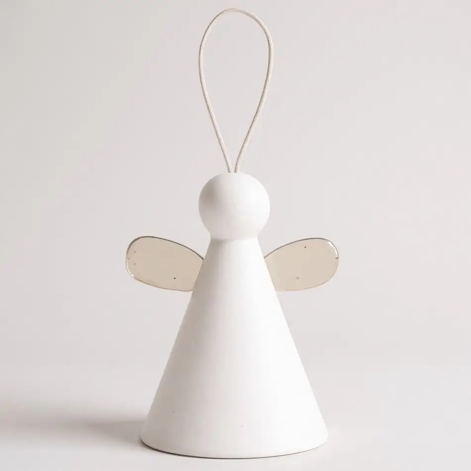 Weihnachts Glocke Wunderglöckchen Engel silberne Flügel