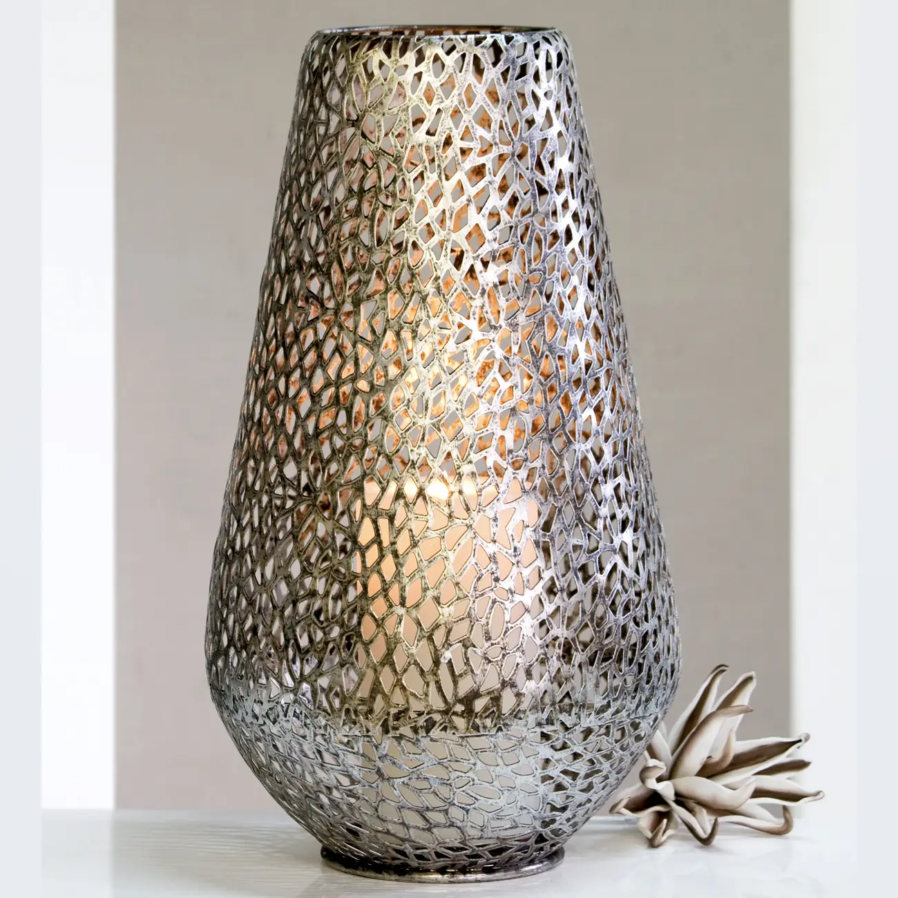 Windlicht Metall PURLEY Casablanca H 46 cm