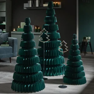 Tannenbaum Papier petrol Höhe 120 | 90 | 50 cm